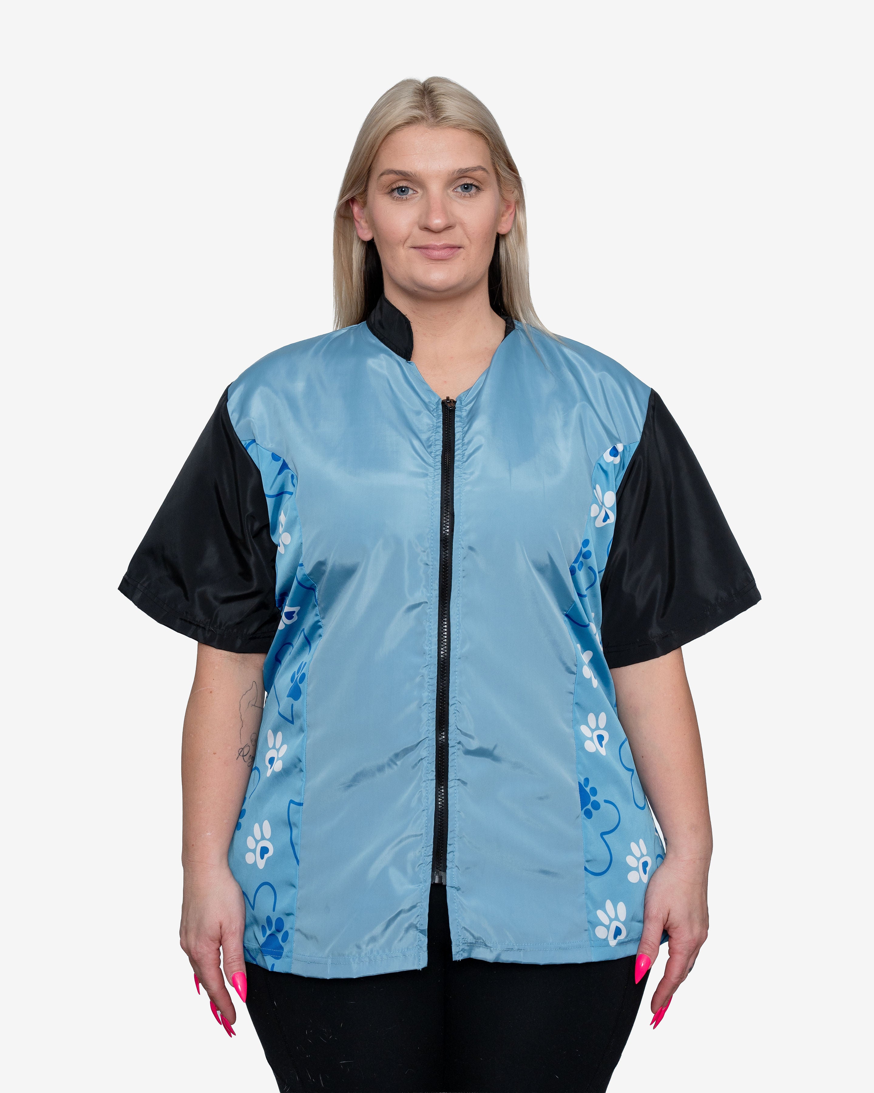 The Barker Grooming Jacket in Light Blue