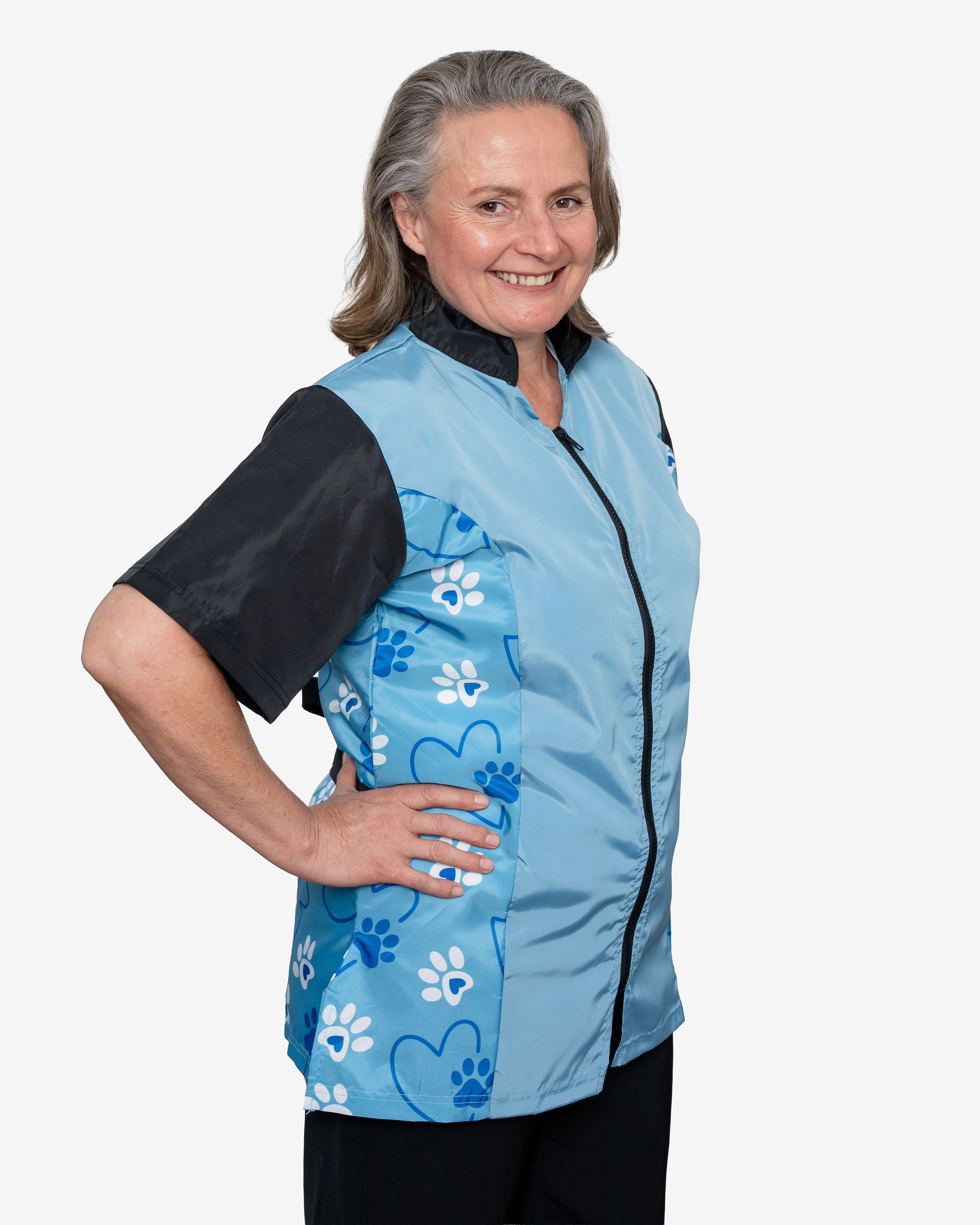 The Barker Grooming Jacket in Light Blue