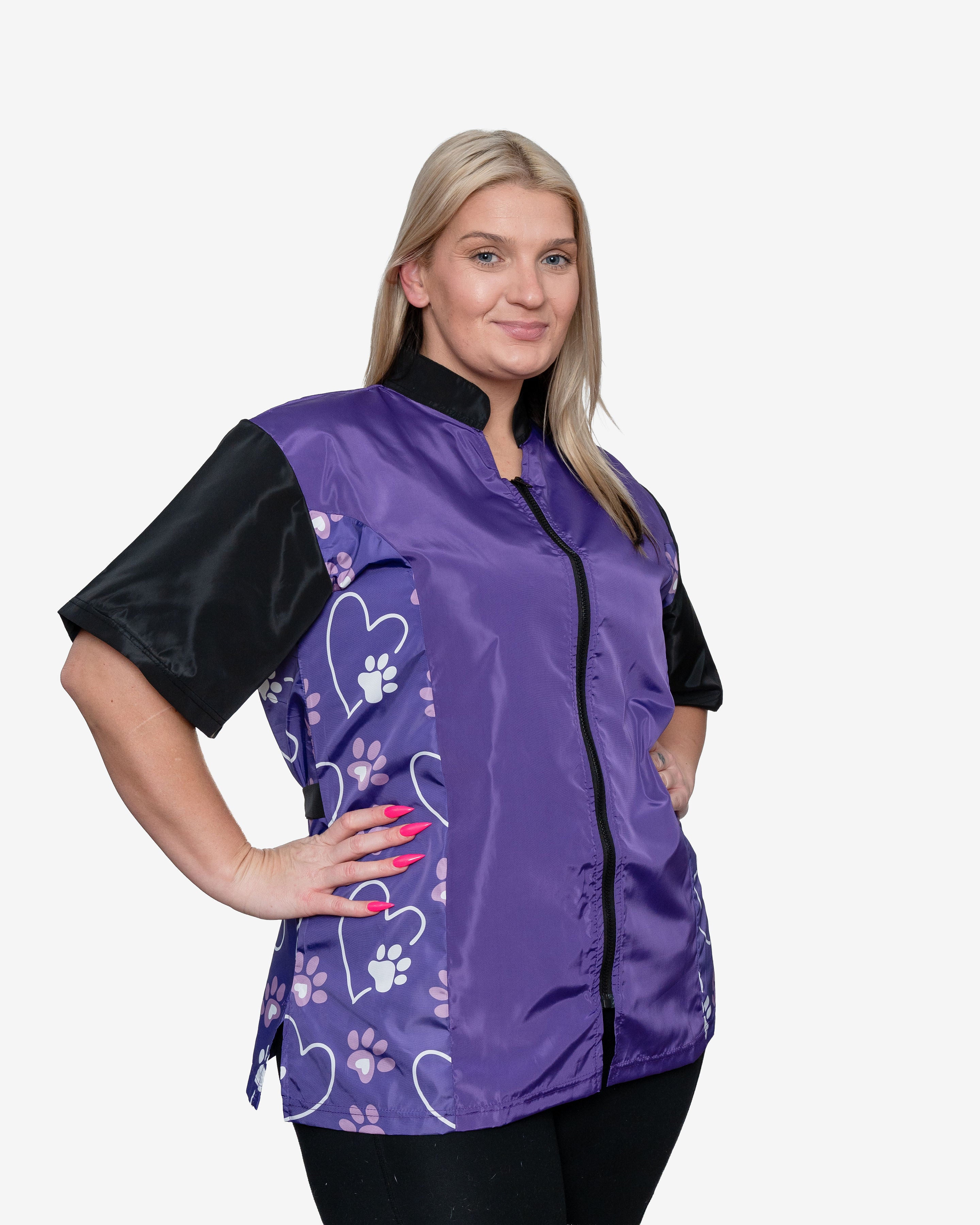 The Barker Grooming Jacket in Royal Purple